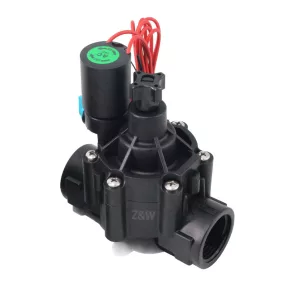   Z&W® 101DH - 24VAC controlled, 1" female threaded irrigation valve - Manual control, robust design, slow closing