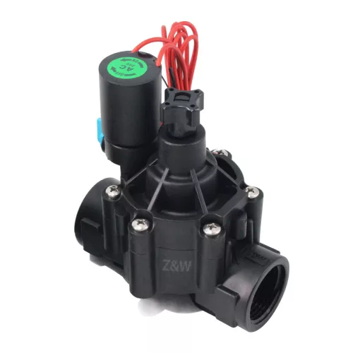 Z&W® 101DH - 24VAC controlled, 1" female threaded irrigation valve - Manual control, robust design, slow closing