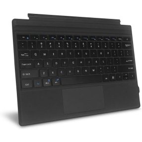   AOGO 1089D-C Ultra-thin Bluetooth keyboard with backlight - Touchpad + 78pcs, low-profile keys, wired and wireless use
