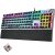 AULA F2088 programmable professional gamer keyboard - mechanical keys, brown-switch 108 keys, RGB LED lighting, wired connection