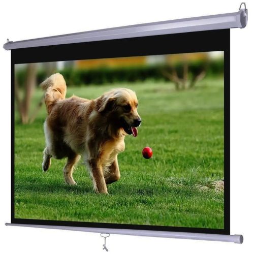 Azure Image Manual Pull Auto locking projector screen - size: 120" - 266 x 179 cm - 16:9 aspect ratio, 160° viewing angle, matte, 4-layer screen