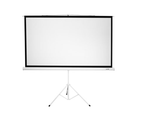 Azure Image 120" Tripod projector screen - Foldable Height Adjustable Wrinkle-Free for Movie, Home Theater, Gaming, Office