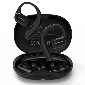   BlitzWolf® BW-BTS10 - Bone Conduction Bluetooth Earphones - Earhook Design, BT5.4, IPX8 Water Resistance, 10 Hours of Usage