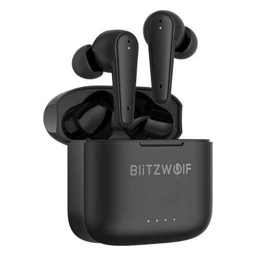 Blitzwolf® BW-FYE11 - Active noise-reducing, half-length Bluetooth headset. crystal clear and deep sound, 6.5 hours operating time