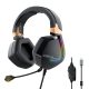 7.1 Surround Gamer Headphone - BlitzWolf BW-GH2; RGB LED, noise reduction, ergonomic design