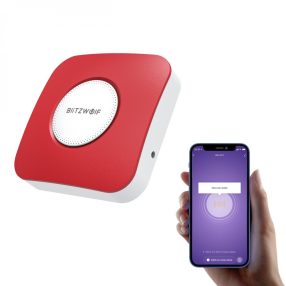   BlitzWolf® BW-IS11 Wi-Fi Smart Siren Alarm - 90dB Alarm Sound, APP control, USB Power Supply