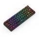 BlitzWolf BW-KB1 Gamer Keyboard - Mechanical Keys, RGB LED Lighting, Wired and Wireless, IPX4 - Black