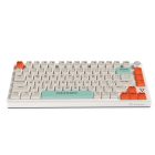 BlitzWolf BW-KB3 white mechanical gaming keyboard - 75% size, Gasket Mount Gateron Yellow Pro switch - Type-C + Bluetooth + 2.4G connection, battery, Win/MacOS/iOS/Android