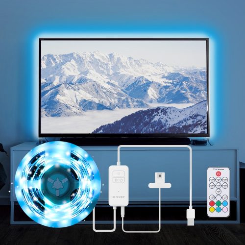 BlitzWolf® BW-LT32 - 2M USB RGB TV Strip Light Kit