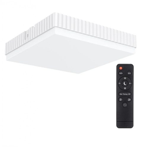 BlitzWolf® BW-L40 - 24W / 2200LM LED Square Ceiling light: 3 color temperatures, remote control, IP54 waterproof