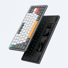 BlitzWolf® BW-Mini 75 Gaming Keyboard - 84pcs Low Profile Mechanical OUTEMU Blue Switch, RGB LED, Wired & Wireless Use