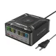 BlitzWolf® BW-S28 260W desktop 5x USB PD+QC3.0 desktop fast charger, 3x Type-C + 2x USB-A + Qi wireless charging port