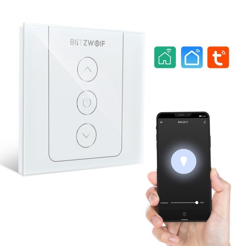 Blitzwolf® BW-SS11 Wifi smart wall light switch with dimming function - Amazon Echo, Google Home and IFTTT integration