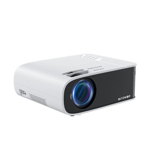 BlitzWolf® BW-V6 1080P Home Theater Projector - Built-in Netflix, Youtube, HBO, Disney App, 2.4 / 5Ghz WiFi, 450 ANSI LM Brightness