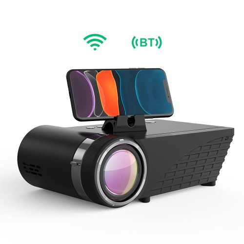 Home Cinema Projector - BlitzWolf® BW-VP8 with Phone Screen Mirroring, Wireless Connection, 720P Resolution, 5500 Lumens, Multiple Ports and Dolby Audio