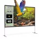 BlitzWolf® BW-VS6 -100 inch projection screen with stable stand. 4K resolution 16:9, foldable, anti-wrinkle, easy installation