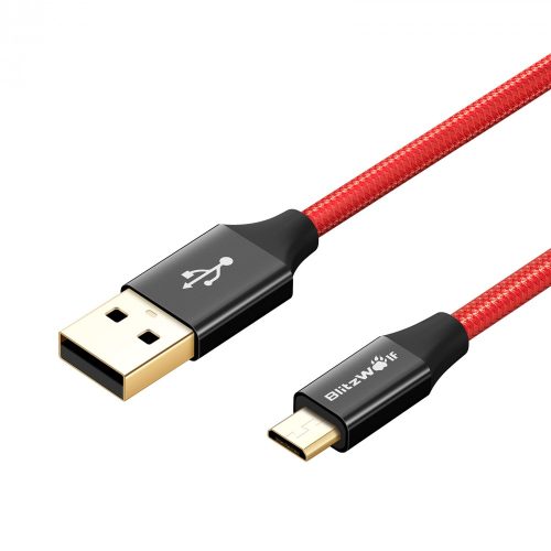 1 meter long Micro USB cable 2,4A -BlitzWolf® BW-MC7