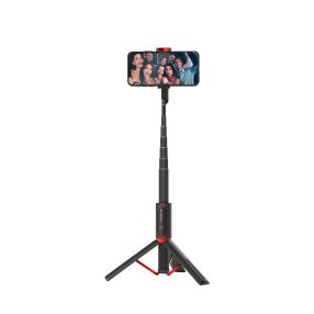   BlitzWolf® BW-BS10 All In One Portable Selfie Stick with Retractable Tripod, Hidden Phone Clamp, Up to 720mm Length, Removable Remote Control