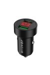 Car charger 24W BlitzWolf® BW-SD6 with 1xQ3.0 and 1xQ2.0 quick charge technology, with former display Car charger 24W BlitzWolf® BW-SD6 with 1xQ3.0 and 1xQ2.0 quick charge technology, with former display