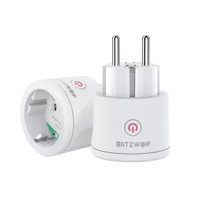   3680W EU WIFI Smart Socket - BlitzWolf® BW-SHP10 Wifi Smart Socket can integrate with Amazon Echo, Google Home and IFTTT.