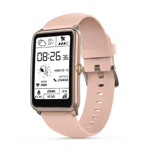 Blitzwolf® BW-AH2 (Gold) Smart Ladies Watch - IP68, Variable Display, Health and Sports Data, Calls and Reminders