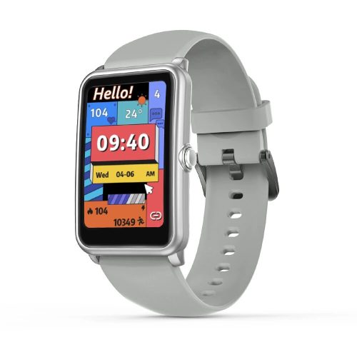 Blitzwolf® BW-AH2 (Silver) Smart Ladies Watch - IP68, Variable Display, Health and Sports Data, Calls and Reminders