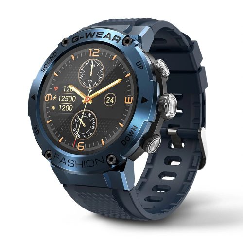 Blitzwolf® BW-AT3C (Blue) Smart watch - 30 days standby, built-in microphone and speaker with countless features