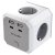 BlitzWolf® BW-EC2 - Wall-mounted USB charger and splitter: 4x 230V + 2xUSB-A & 2x USB-C charging ports