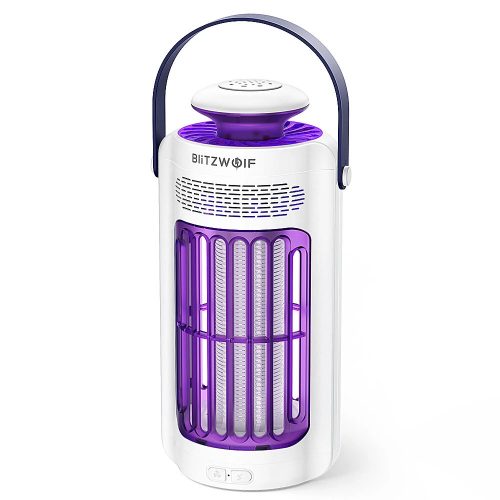 BlitzWolf® BW-MK-011 - Outdoor electric insect trap with battery: UV lamp, IP66 waterproof, 6 hours operating time