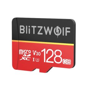   BlitzWolf® BW-TF1 - Class 10 micro SD card with adapter, 128GB