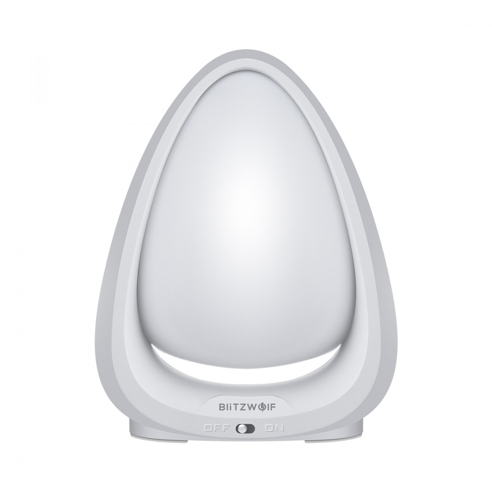 White & Colored Light Mode Eye Caring LED Night Light White BlitzWolf Smart Touch Control LED Bedside Lamps for Kids Adjustable Brightness