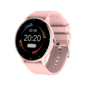  Dafit ZL02D Smart Watch - 7 days battery time, 1.28" HD display, IP67, message and call management, blood pressure, blood oxygen measurement + countless functions - pink