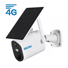   ESCAM QF490 - IP camera with 4G SIM card + solar panel: 1080P HD, outdoor, color night vision, two-way audio, IR 20m