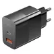 ESSAGER® ES-CD29 - 33 Watt USB Wall Fast Charger - 2 Ports (1x Type C + 1x USB-A) for Android, Apple and Windows
