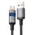 ESSAGER ES-X61 - 2 meters, Type-A - Type-C, USB cable. Digital display, 100W charging, pearl cloth cover