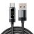 ESSAGER ES-X64 - 1 meters, Type-A - Type-C, USB cable. Digital display, 100W charging, pearl cloth cover