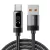 ESSAGER ES-X64 - 2 meters, Type-A - Type-C, USB cable. Digital display, 100W charging, pearl cloth cover