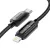 ESSAGER ES-X57 - 1 meter, Type-C - Lightning, USB cable. Digital display, 29W charging, pearl cloth cover
