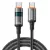 ESSAGER ES-X61 - 2 meters, Type-C - Type-C, USB cable. Digital display, 100W charging, pearl cloth cover