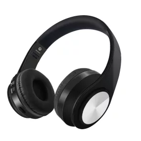   HiGi D-422 - Bluetooth 5.0 headphones - 10 hour operating time, 40mm speaker, built-in microphone, BT + 3.5 Jack connection - black