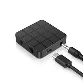   HiGi® KN321 - Bluetooth 5.0 audio receiver and transmitter adapter in one (2 in 1) 6 hours battery usage, small size