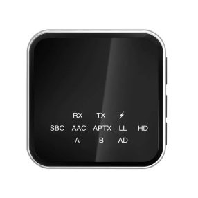   HiGi® LE507- Bluetooth transmitter (receiver and transmitter 2 in 1) 2 connectable devices, Bluetooth 5.2, HiFi quality, aptX-HD support