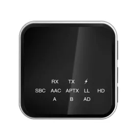   HiGi® LE507- Bluetooth transmitter (receiver and transmitter 2 in 1) 2 connectable devices, Bluetooth 5.2, HiFi quality, aptX-HD support