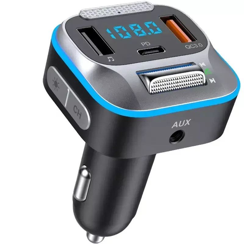 HiGi® - T73 Car bluetooth V5.0 FM Transmitter & car USB fast
