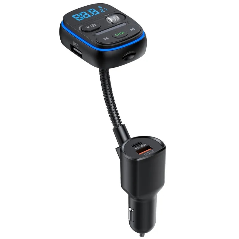 HiGi® - T77 Car bluetooth V5.0 FM Transmitter & car USB fast