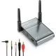 HiGi® X600 - Bluetooth V5.0 receiver unit, metal housing - 50m range, Jack 3.5 output, built-in microphone, 30 hours battery life