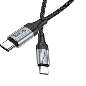   HOCO X102 - Premium Fast Charging and Data Cable - USB Type-C to USB Type-C, 60W (1 meter)