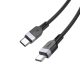 HOCO X109 ENERGY SILICONE - 2 meters, USB Type-C to USB Type-C Premium fast charging and data cable, 60W