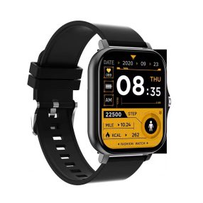   HryFine Y13 Smart Watch - Black color, silicone strap - 5 days battery life, 1.69" HD kijelző, IP67, BT calling, messages, health monitor
