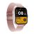 HryFine Y13 Smart Watch - Rose color, metal strap - 5 days battery life, 1.69" HD kijelző, IP67, BT calling, messages, health monitor